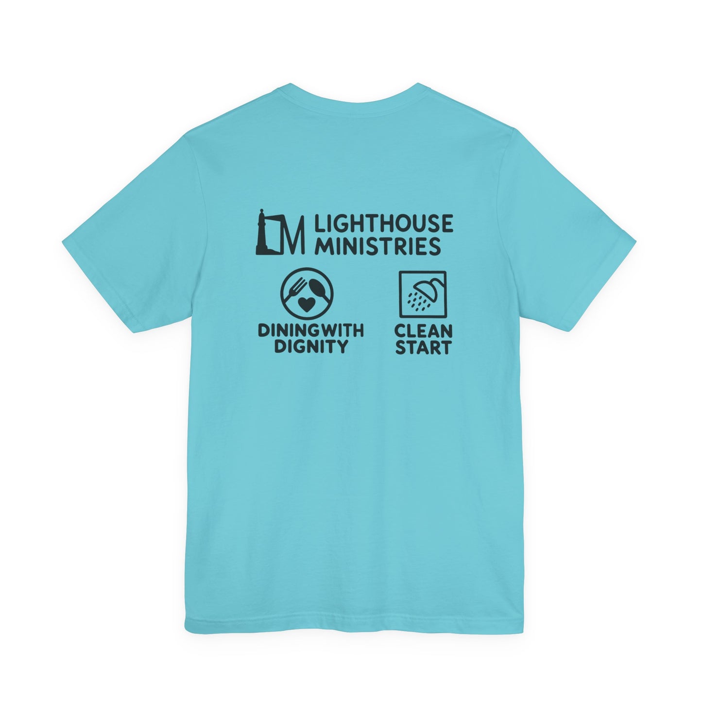 Lighthouse Tee Black Print