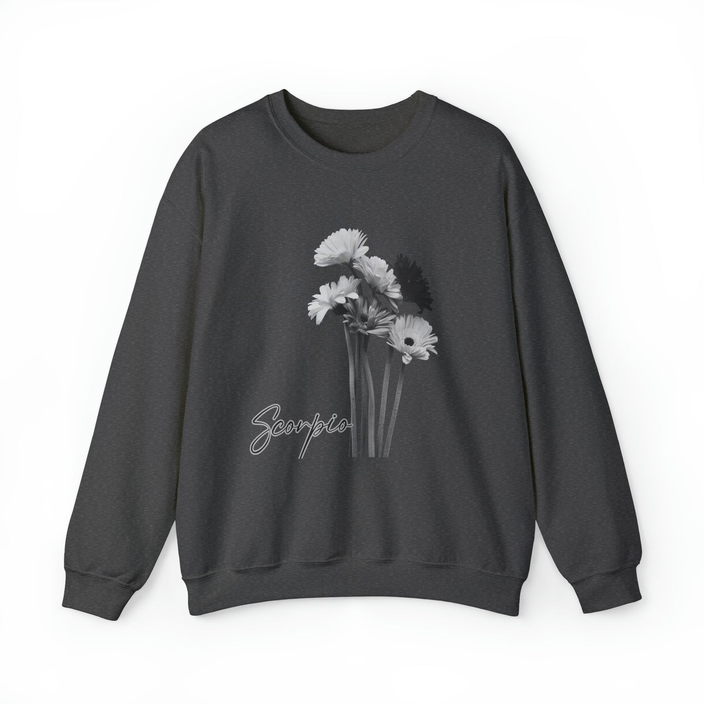 Scorpio Gerberas Unisex Heavy Blend Crewneck Sweatshirt