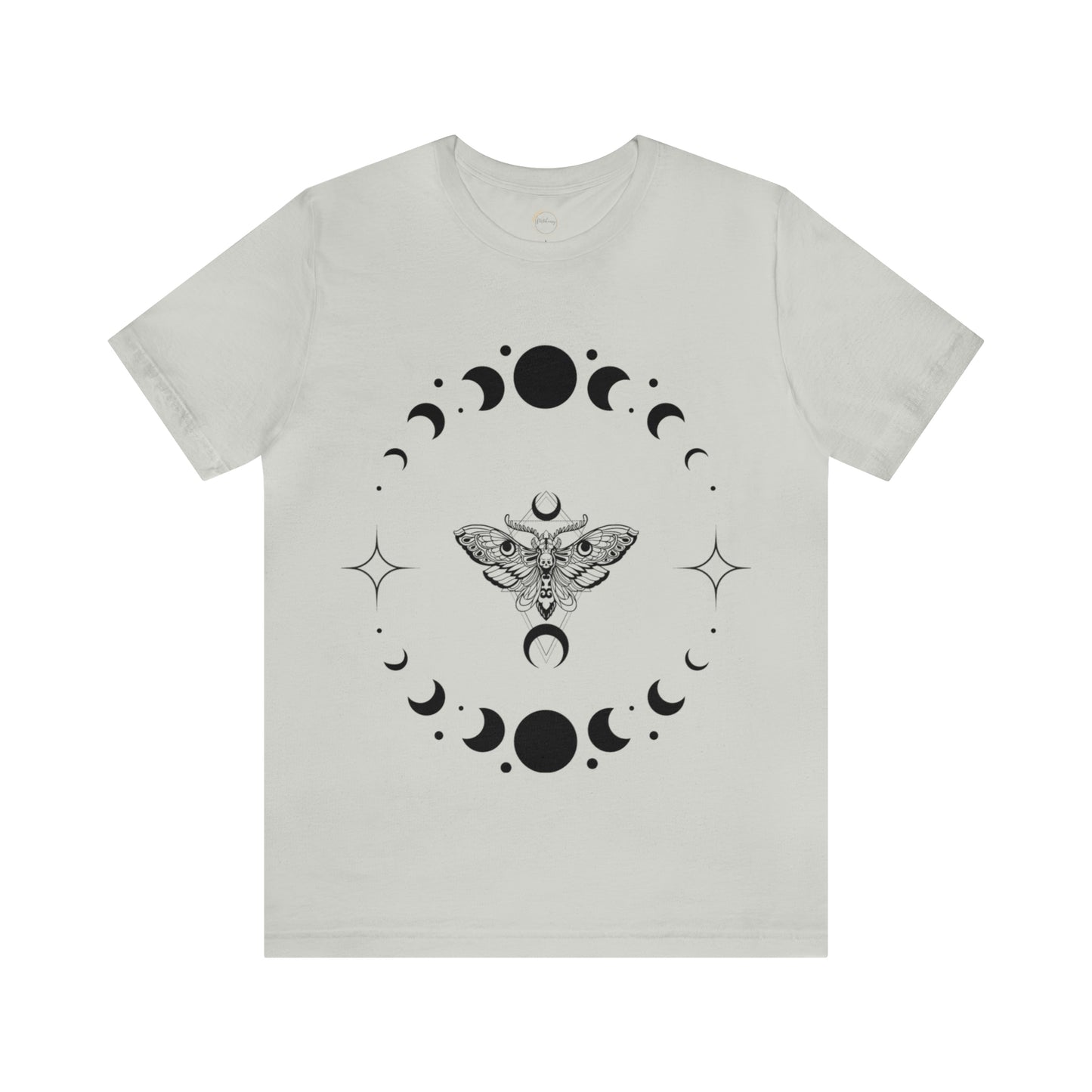 Moth Soar at Moon Unisex Jersey Short Sleeve Tee