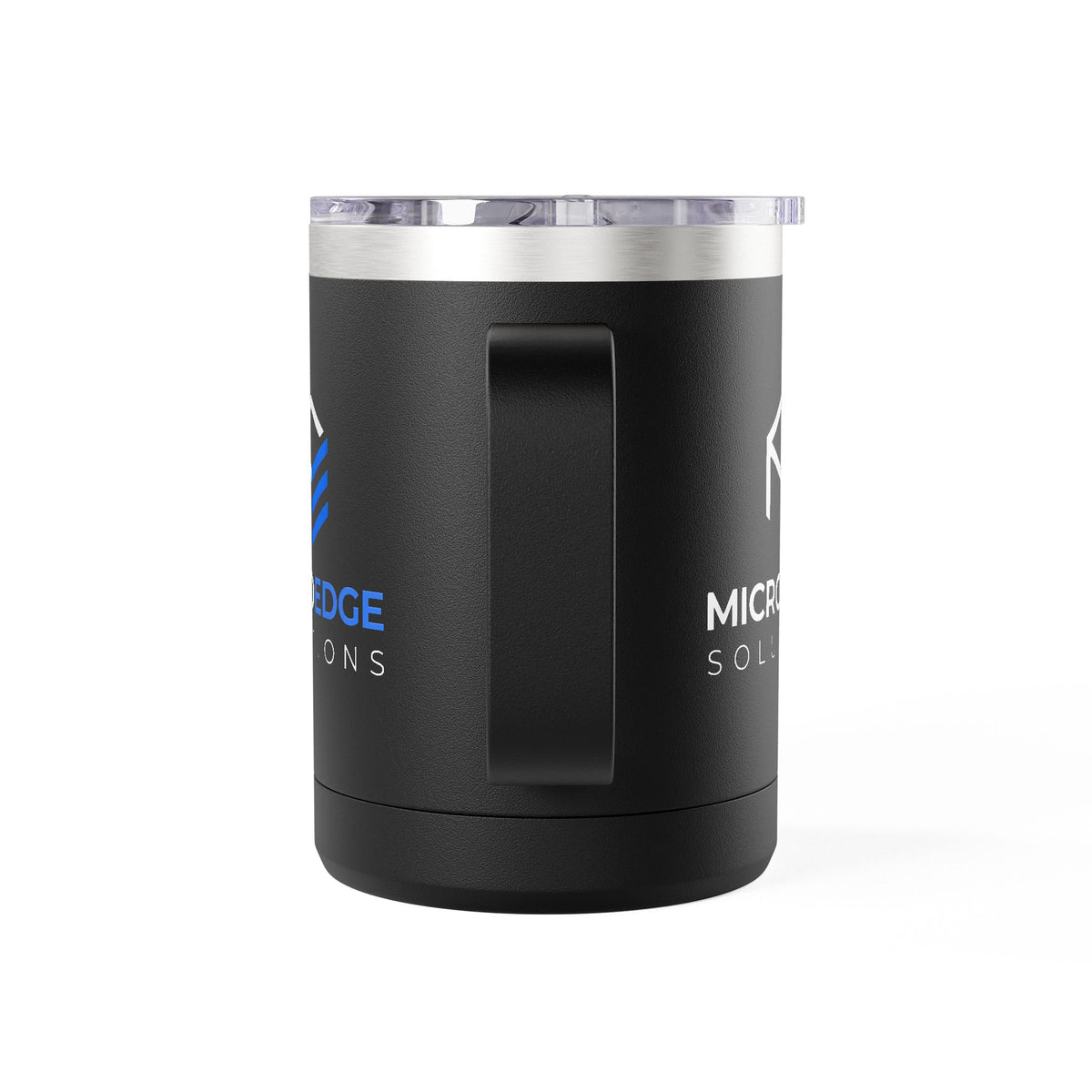 MicroEdge Solutions 15oz Insulated Coffee Tumbler - Logo Stainless Steel Travel Mug