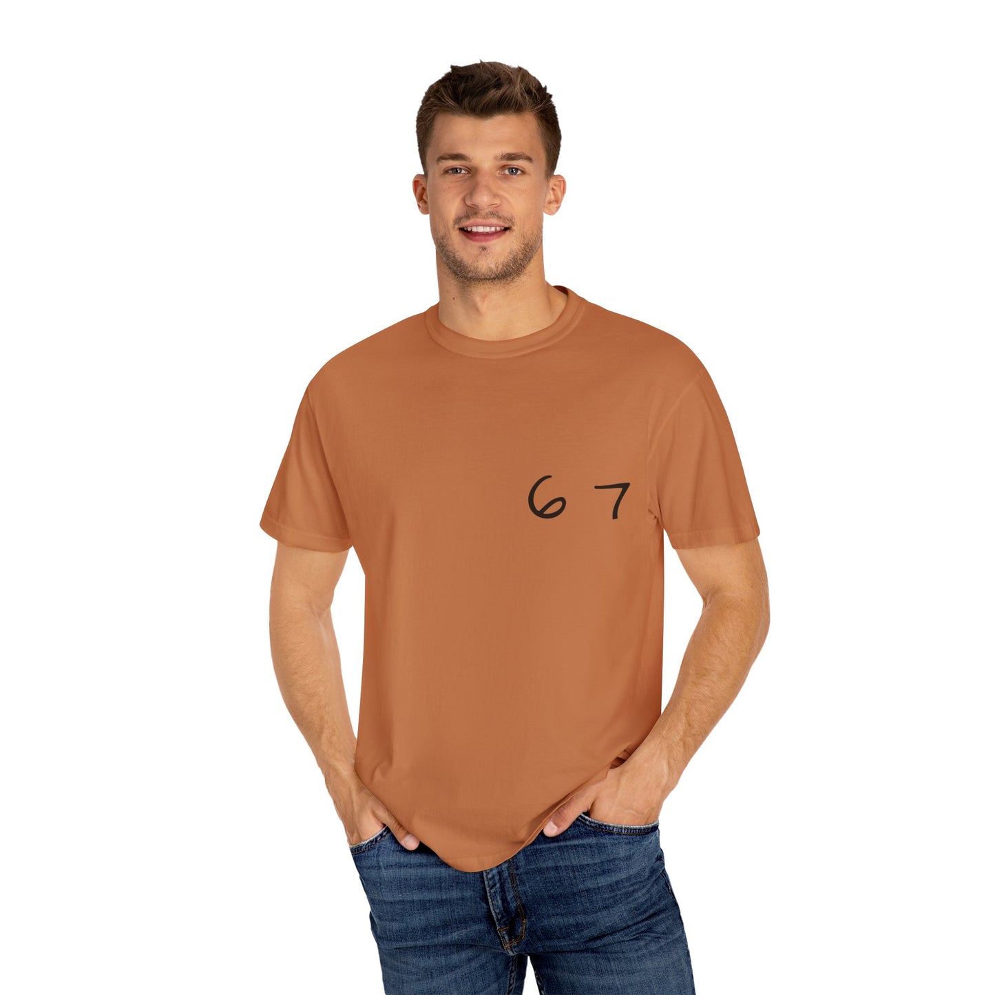 Six Seven Tee 6-7 Meme Shirt  Viral TikTok Trend  Comfort Colors Unisex Tee  Gen Z Slang Graphic Tee (Black Print)