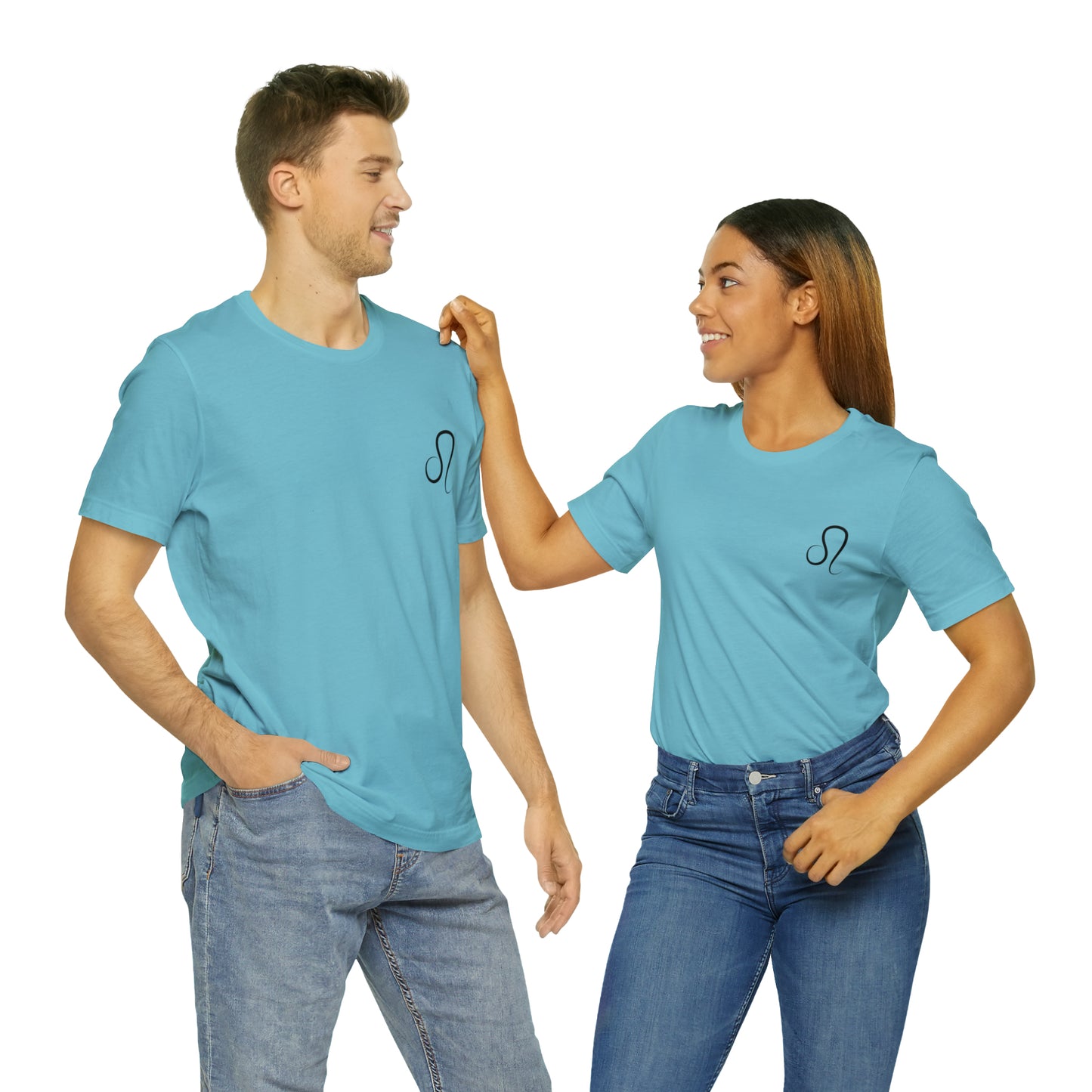 Leo Simple Unisex Jersey Short Sleeve Tee