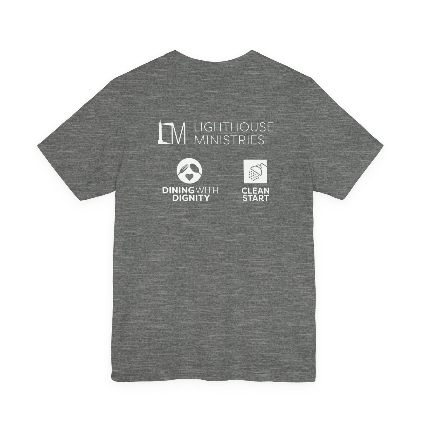 Lighthouse Tee White Print