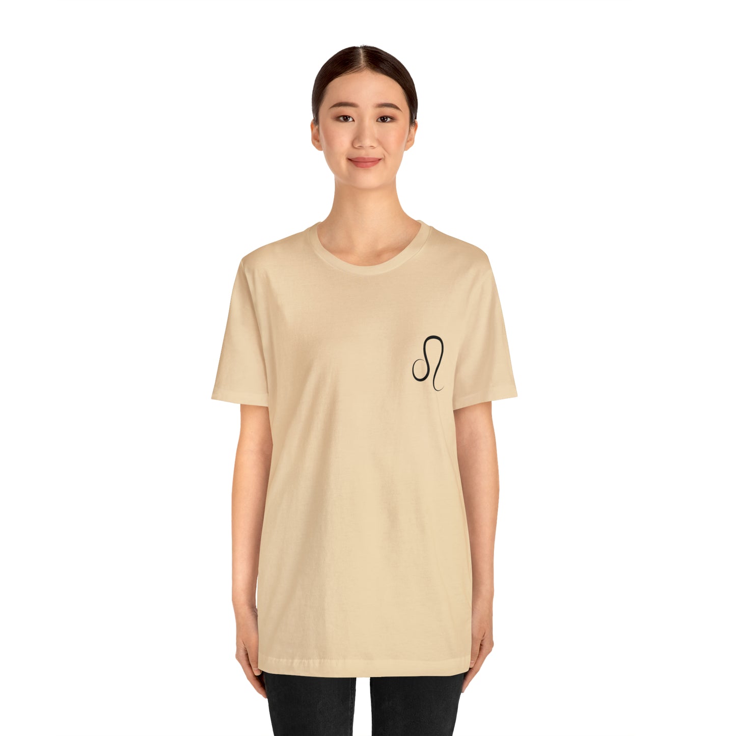 Leo Simple Unisex Jersey Short Sleeve Tee