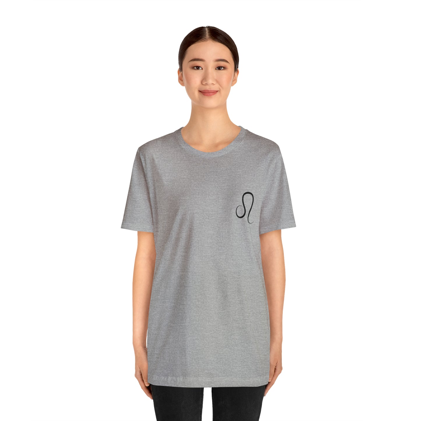 Leo Simple Unisex Jersey Short Sleeve Tee