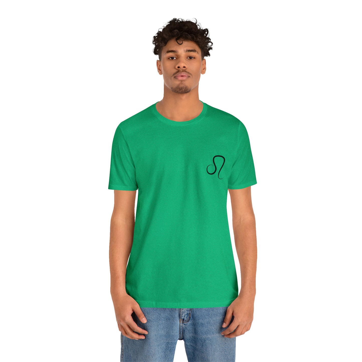 Leo Simple Unisex Jersey Short Sleeve Tee