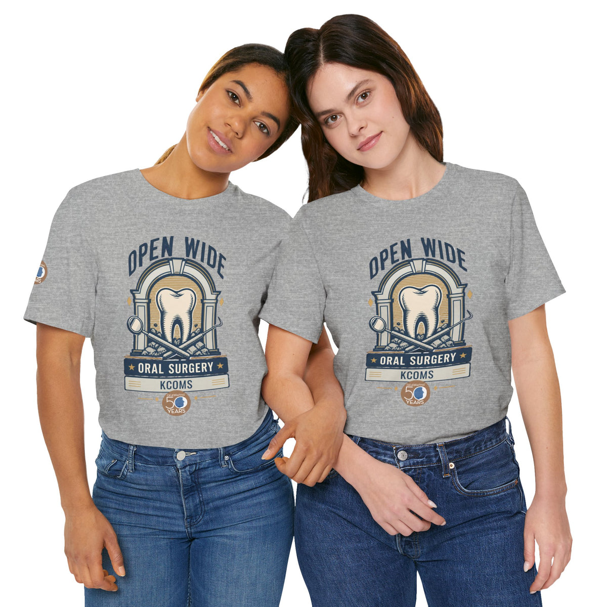 KCOMS Oral Surgery 'Open Wide' Dental Tee