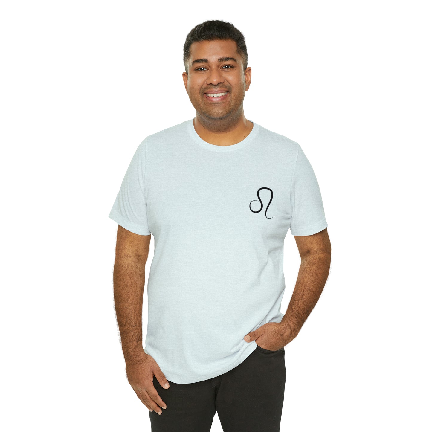 Leo Simple Unisex Jersey Short Sleeve Tee