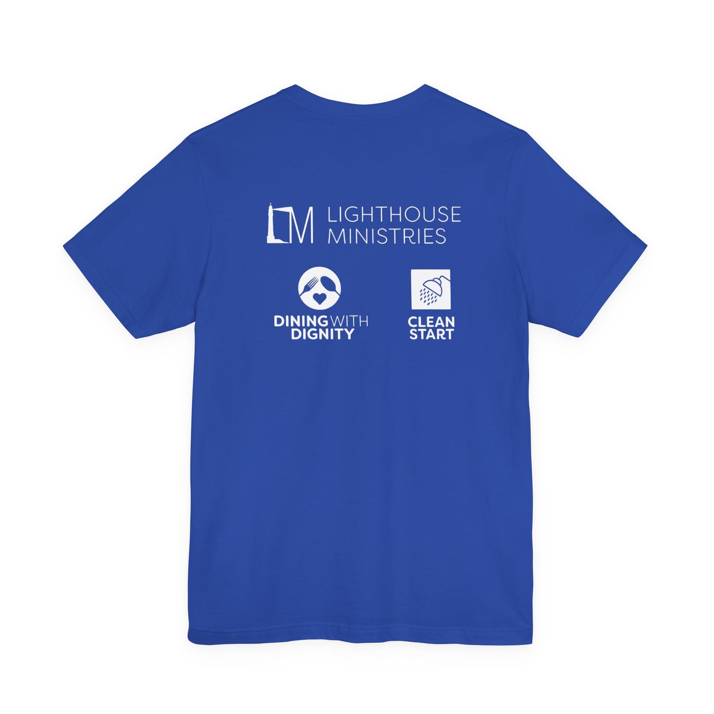 Lighthouse Tee White Print