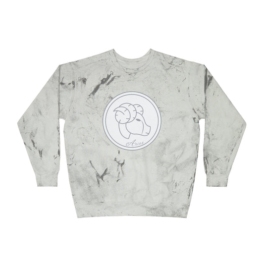 Aries Ram Unisex Color Blast Crewneck Sweatshirt