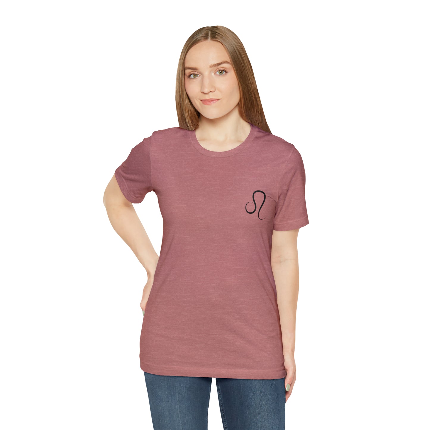 Leo Simple Unisex Jersey Short Sleeve Tee