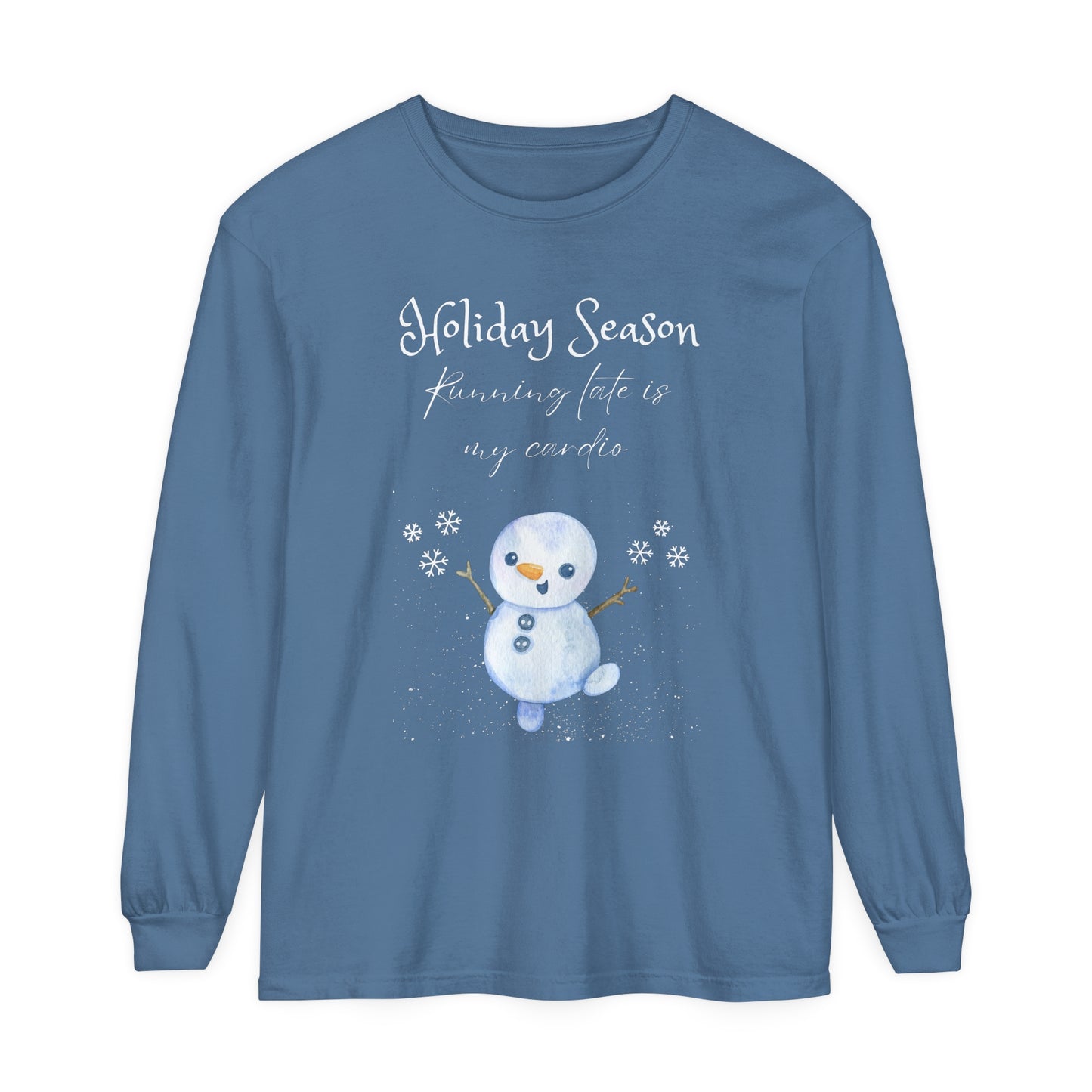 Holiday Season Running Late Unisex Long Sleeve T-Shirt