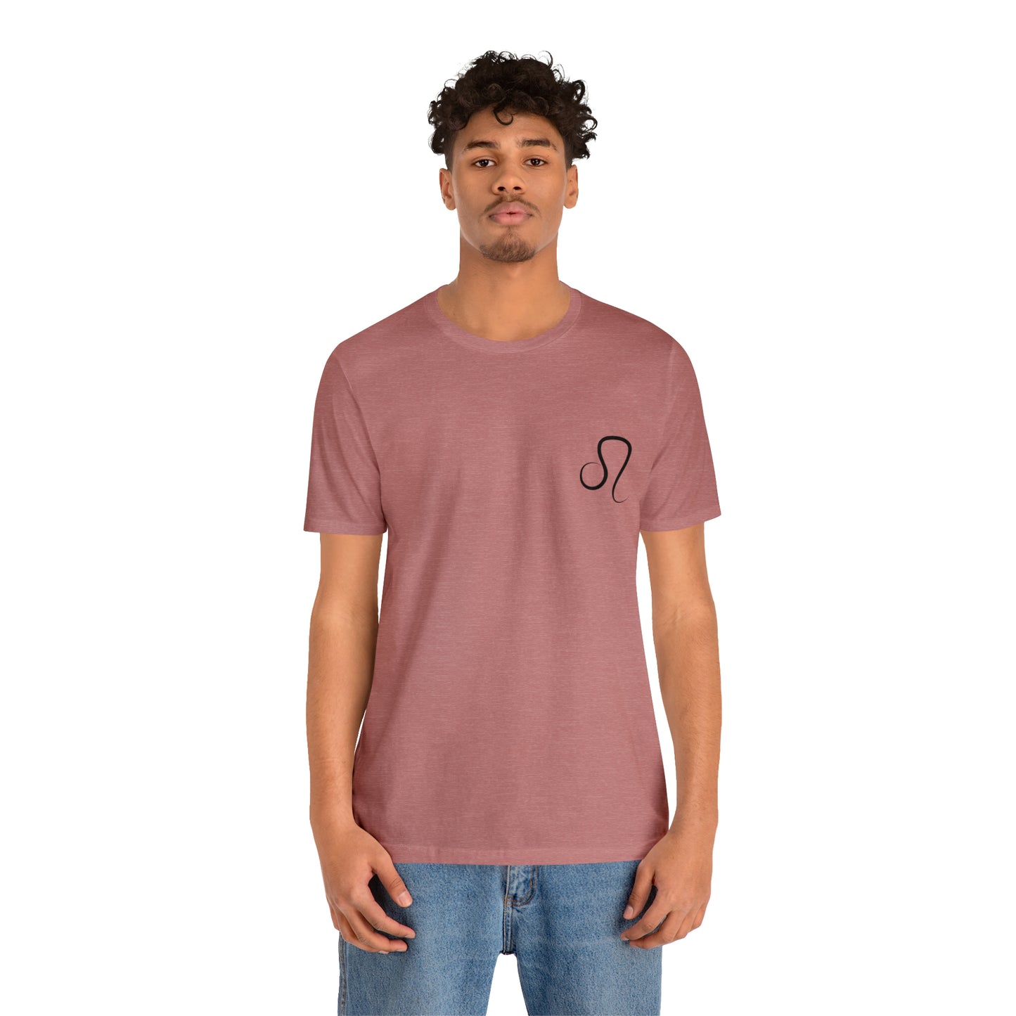 Leo Simple Unisex Jersey Short Sleeve Tee