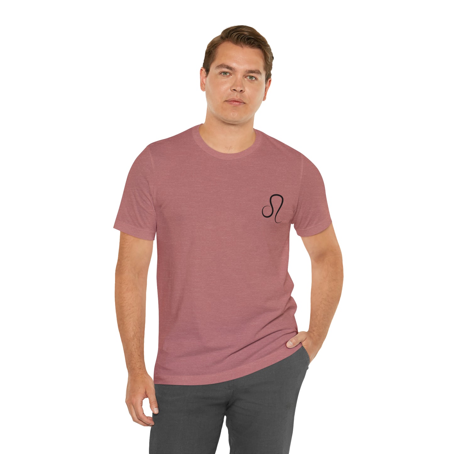 Leo Simple Unisex Jersey Short Sleeve Tee