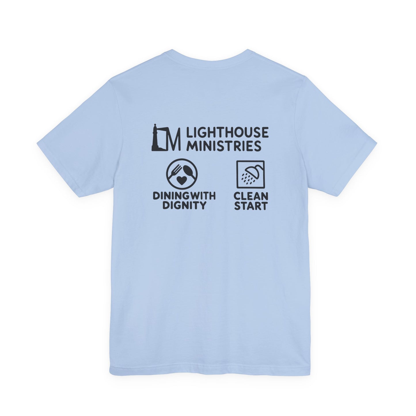 Lighthouse Tee Black Print