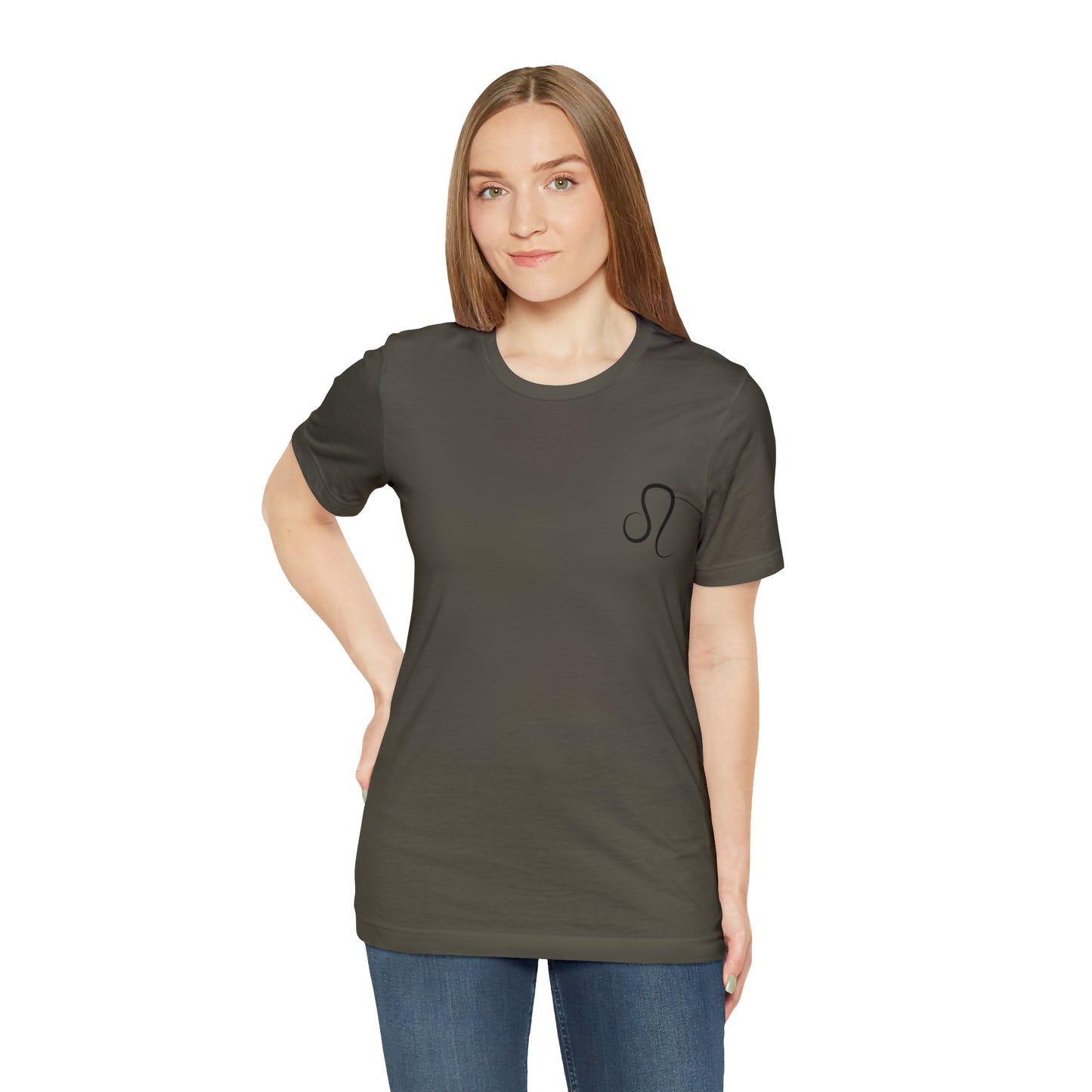 Leo Simple Unisex Jersey Short Sleeve Tee