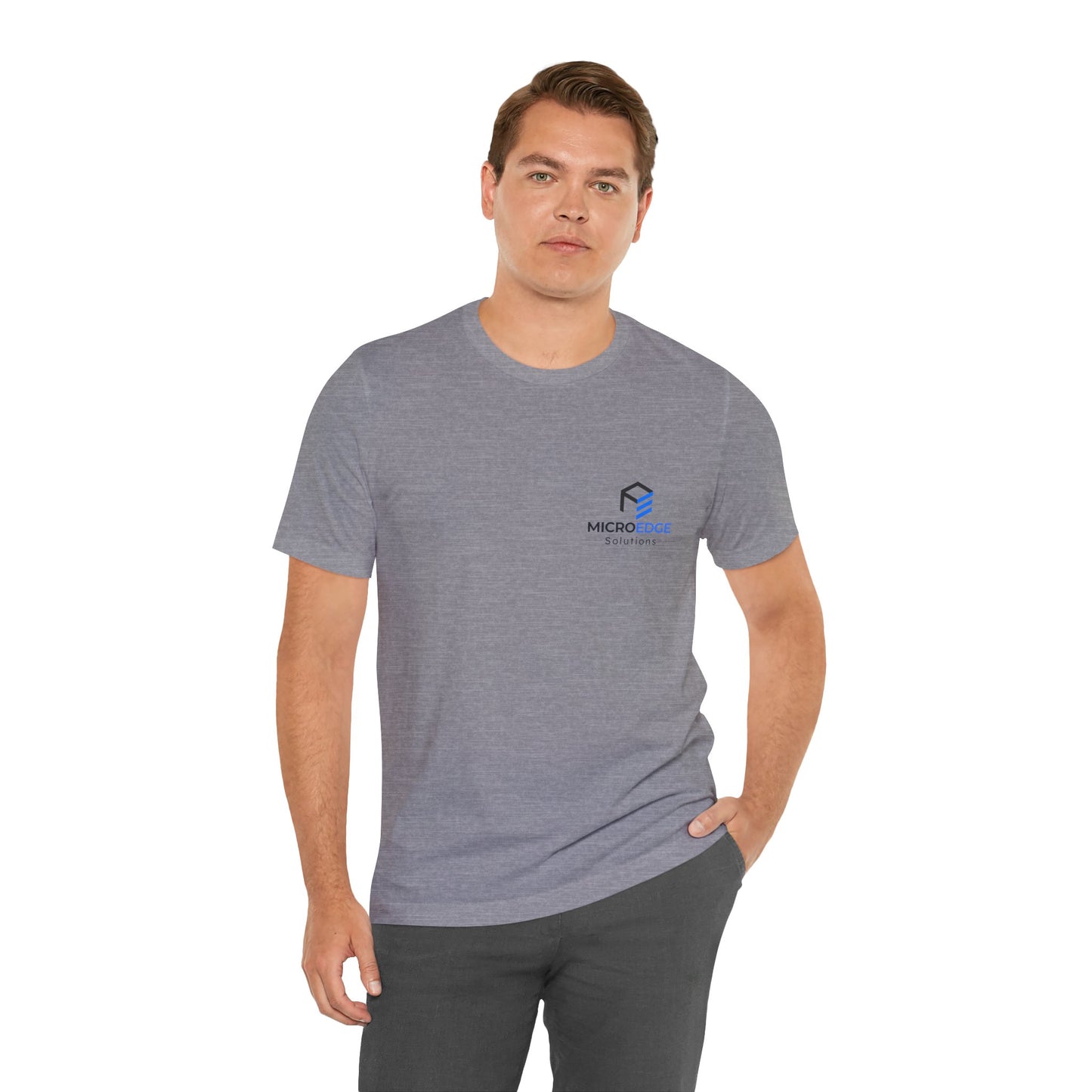 MicroEdge Solutions Logo Tee - Black Logo