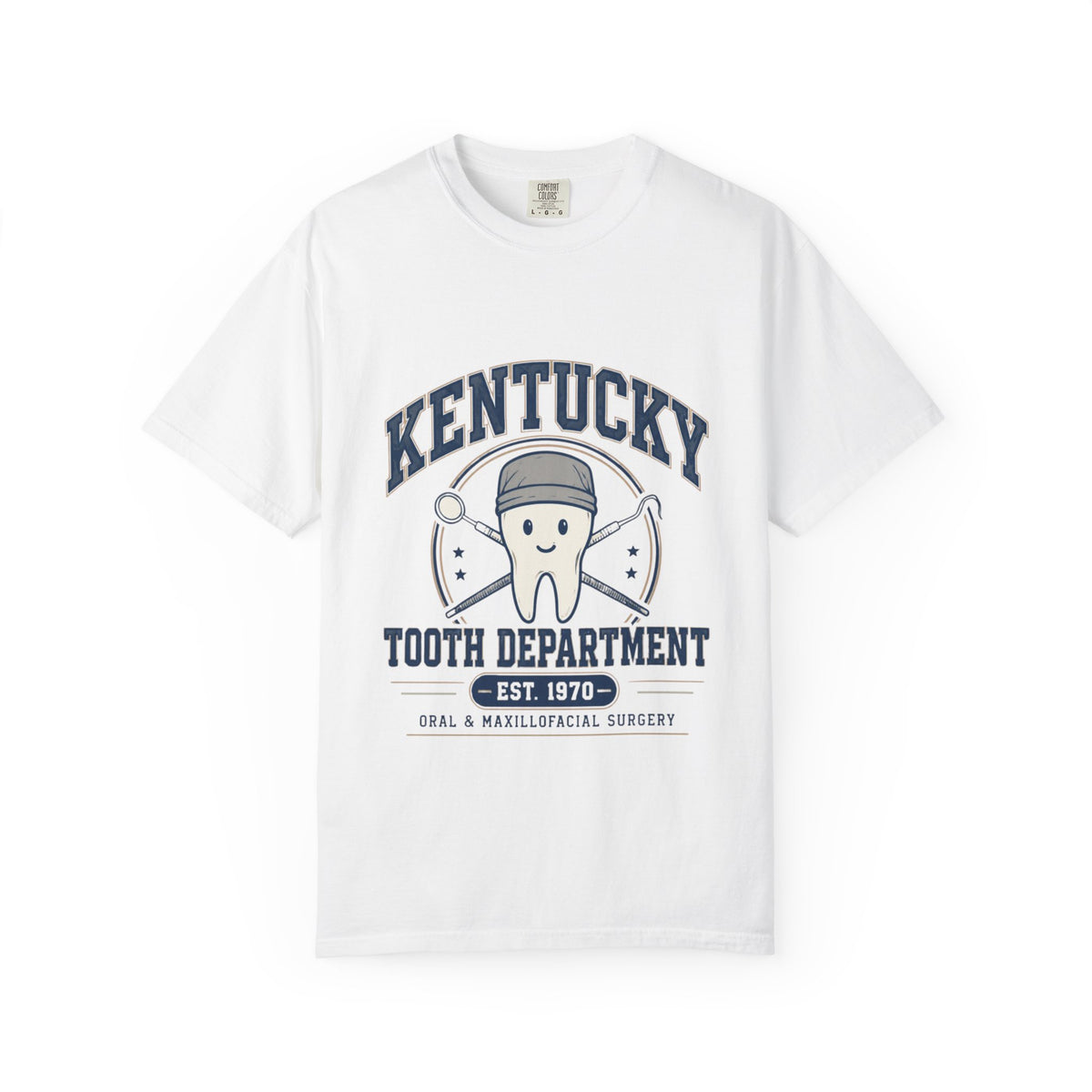 KCOMS Kentucky Tooth Department T-Shirt — Dental Clinic Funny Tooth Mascot Tee