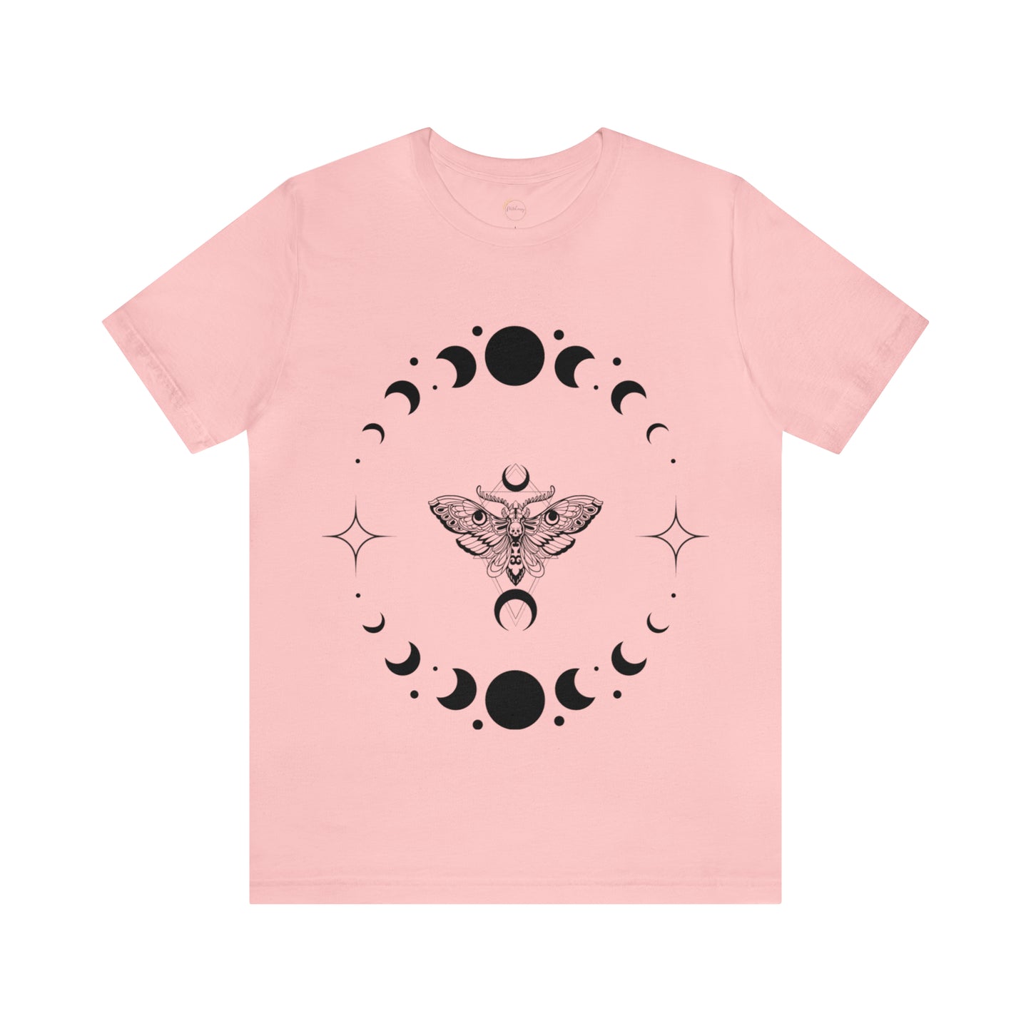 Moth Soar at Moon Unisex Jersey Short Sleeve Tee