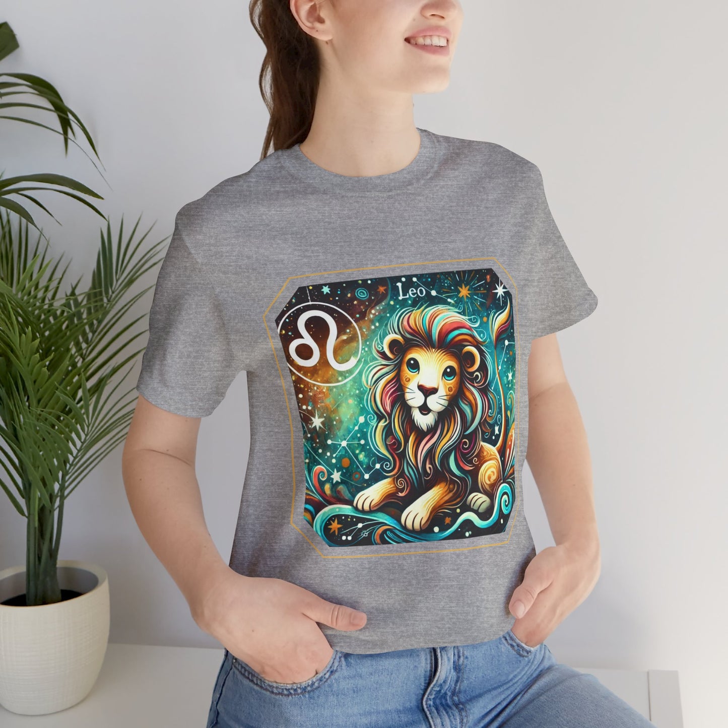 Leo Framed Zodiac Name T-Shirt