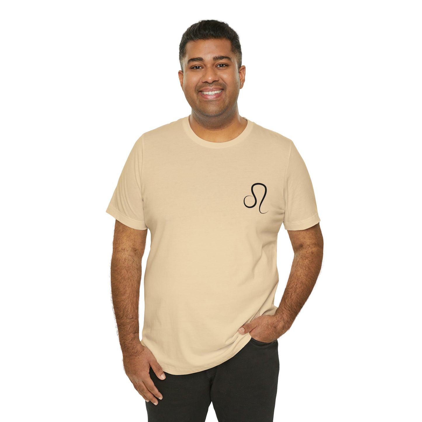 Leo Simple Unisex Jersey Short Sleeve Tee