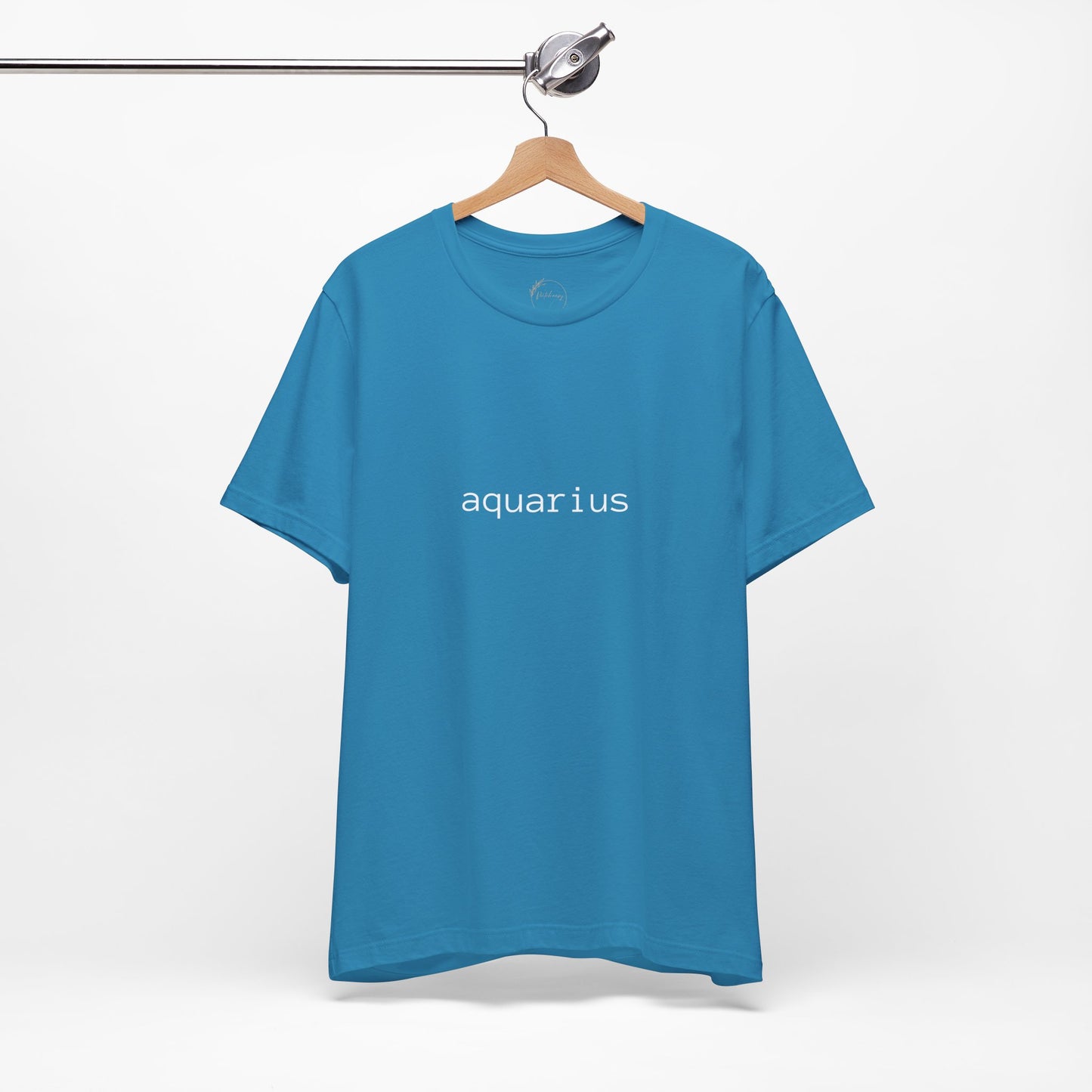 Aquarius Typewriter Zodiac Name T-Shirt