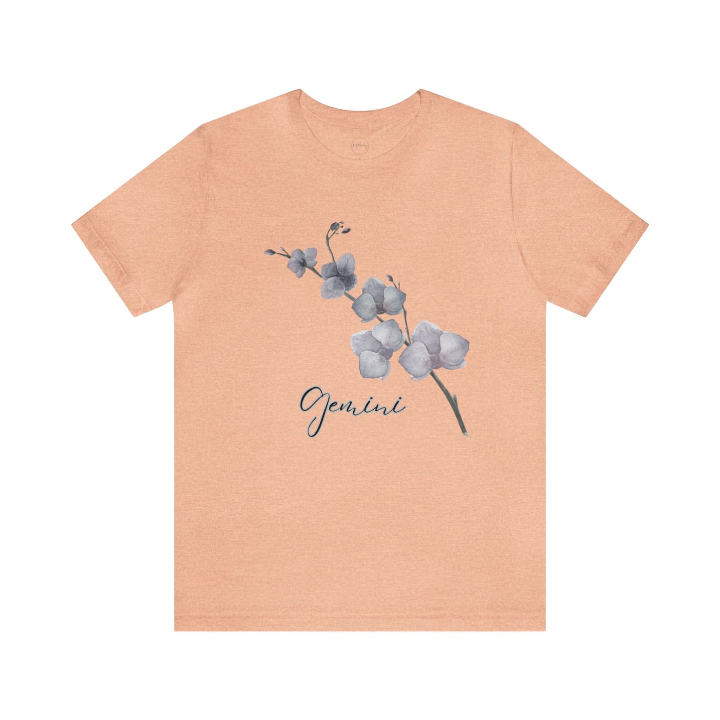 Gemini Orchid Zodiac Unisex Jersey Short Sleeve Tee