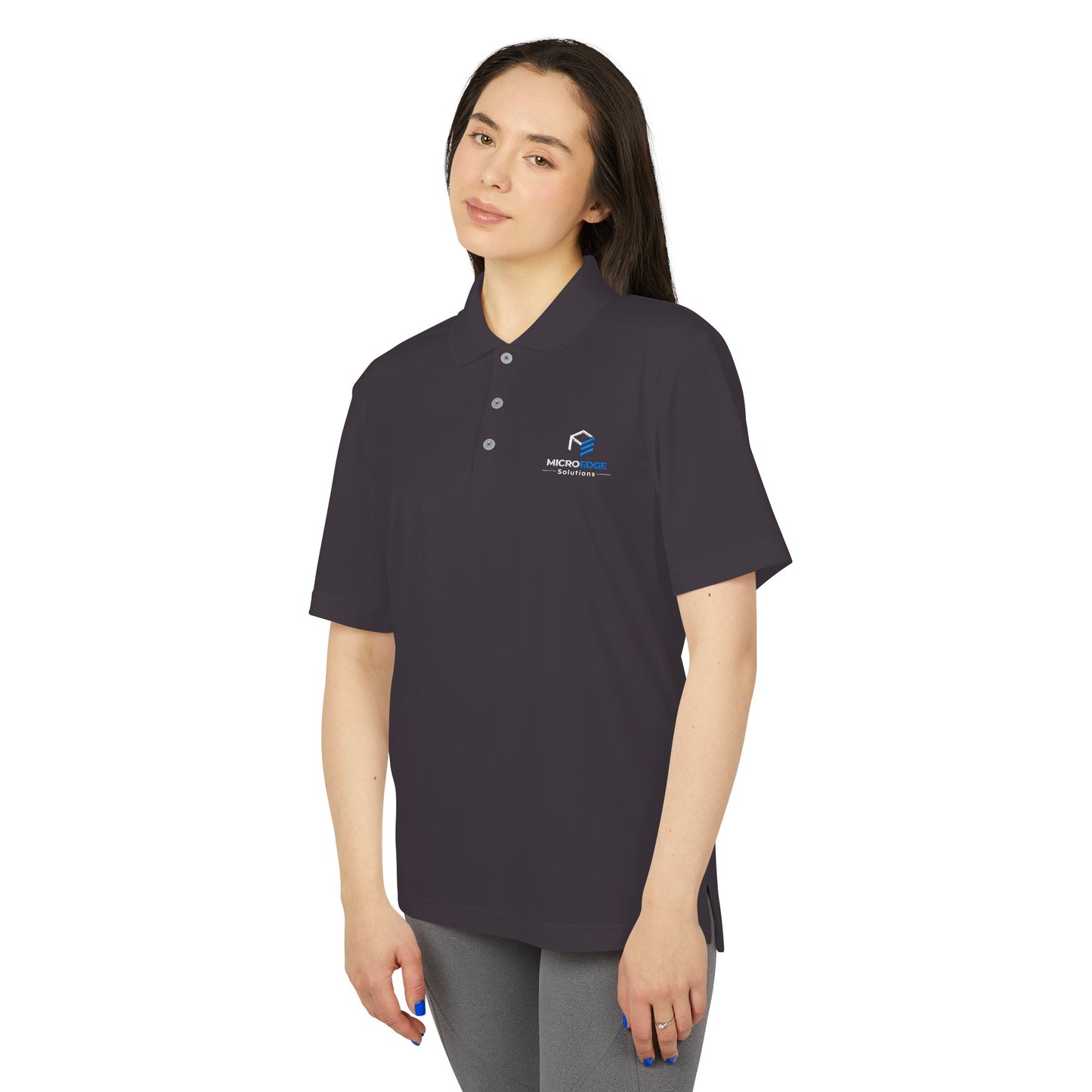 Adidas Performance Polo Shirt — White Logo