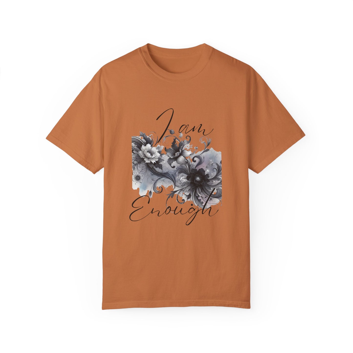 I Am Personalized Shirt Customizable 'I Am Enough' Tee Inspirational Design Affirmation T-Shirt
