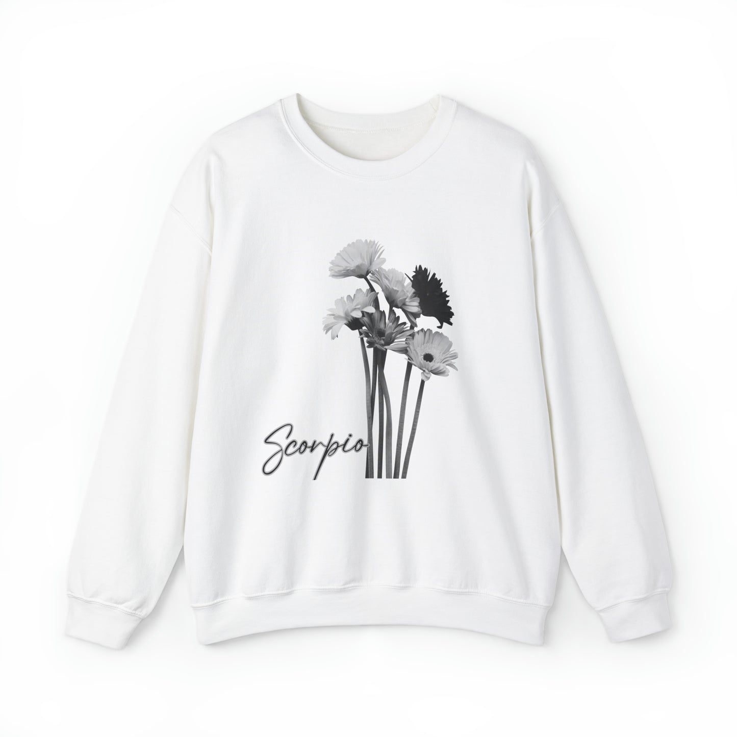 Scorpio Gerberas Unisex Heavy Blend Crewneck Sweatshirt