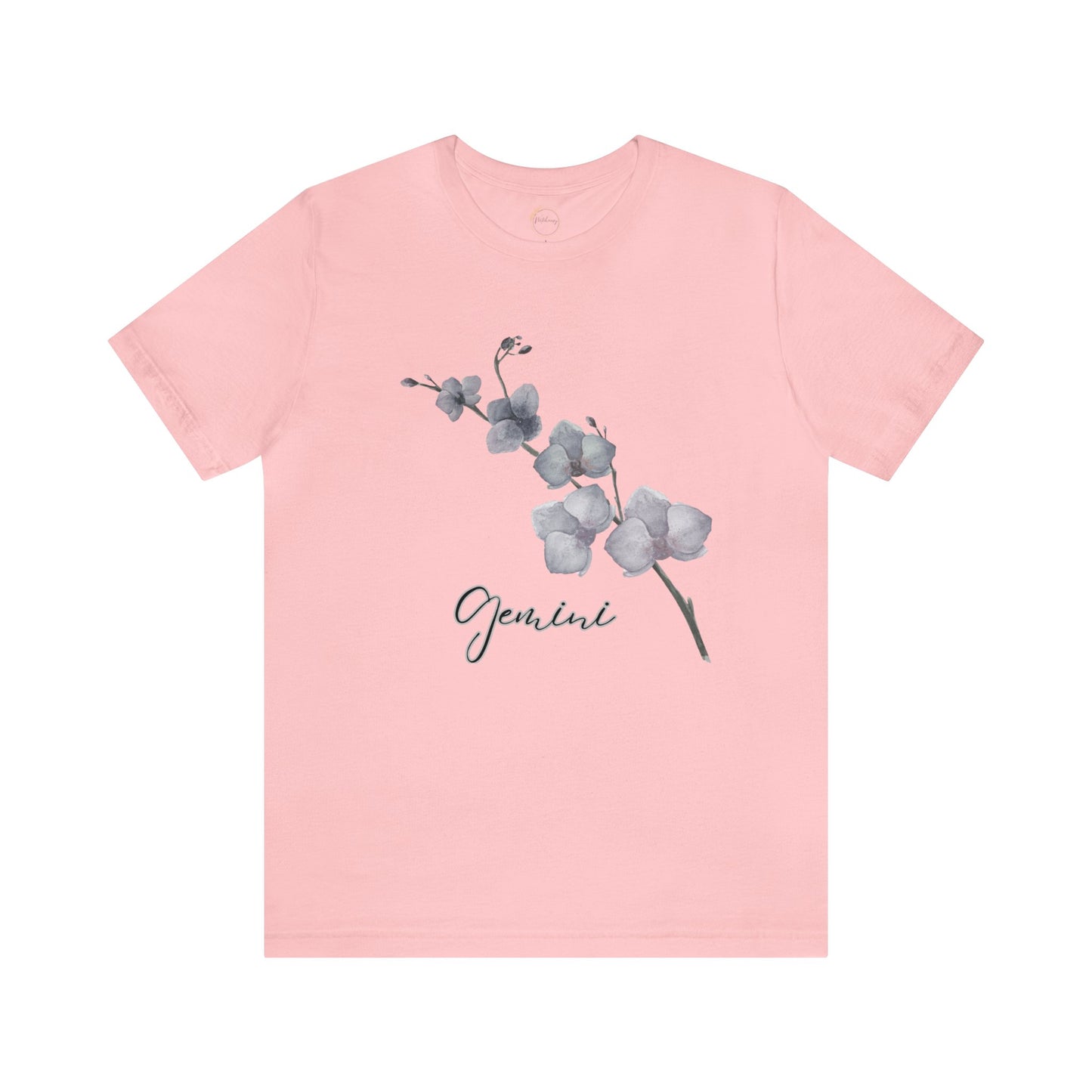 Gemini Orchid Zodiac Unisex Jersey Short Sleeve Tee