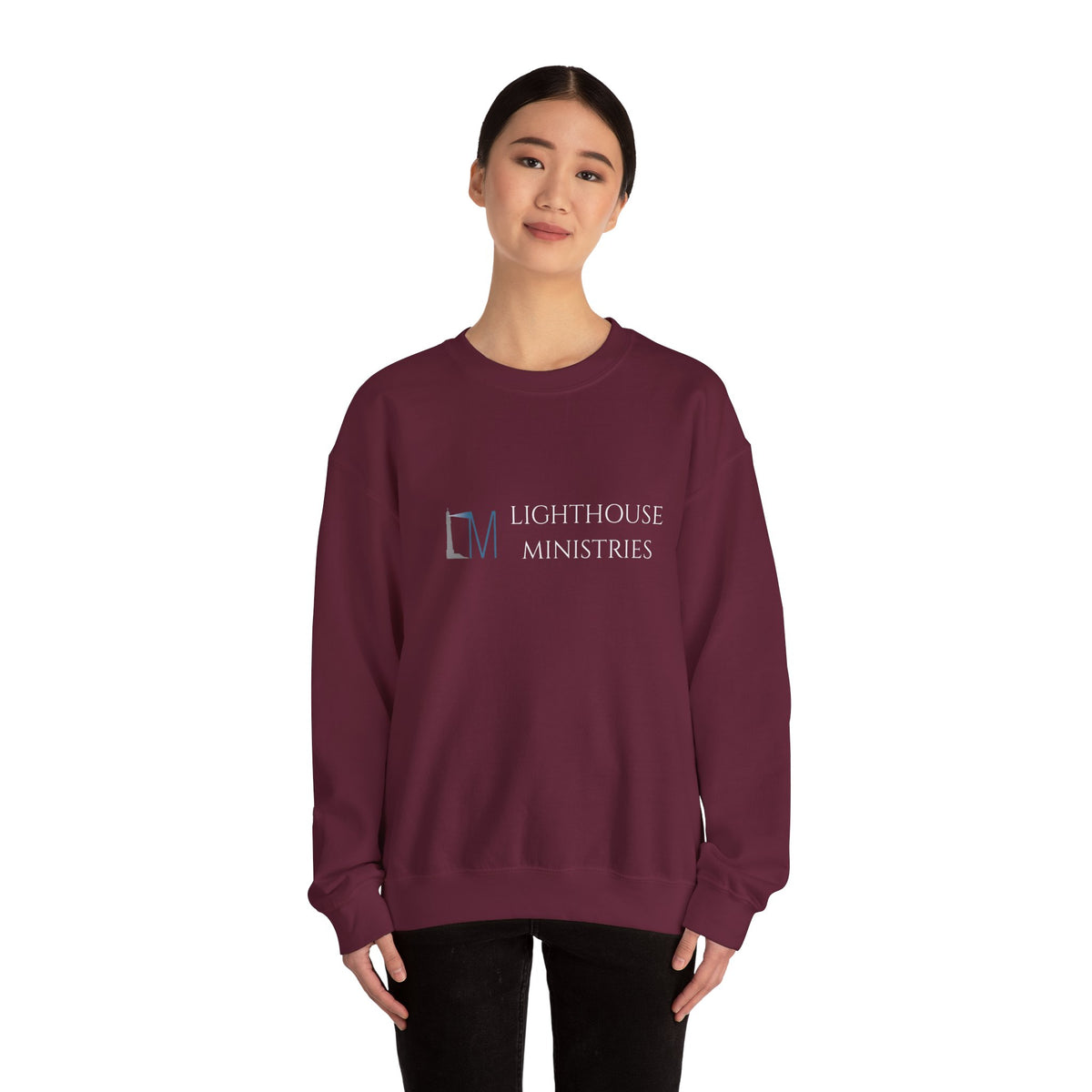 Lighthouse Ministries Crewneck Sweatshirt (light logo)