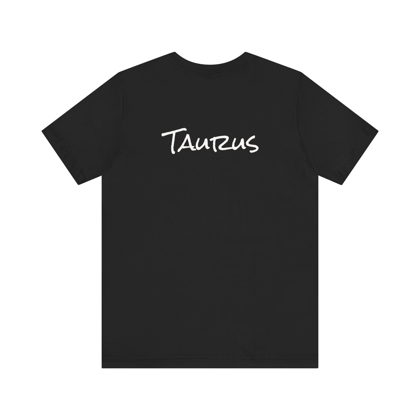 Spooky Taurus Zodiac Shirt Bull, Full Moon, and Graveyard Dark Astrology Tee for Astrology Lovers Distress