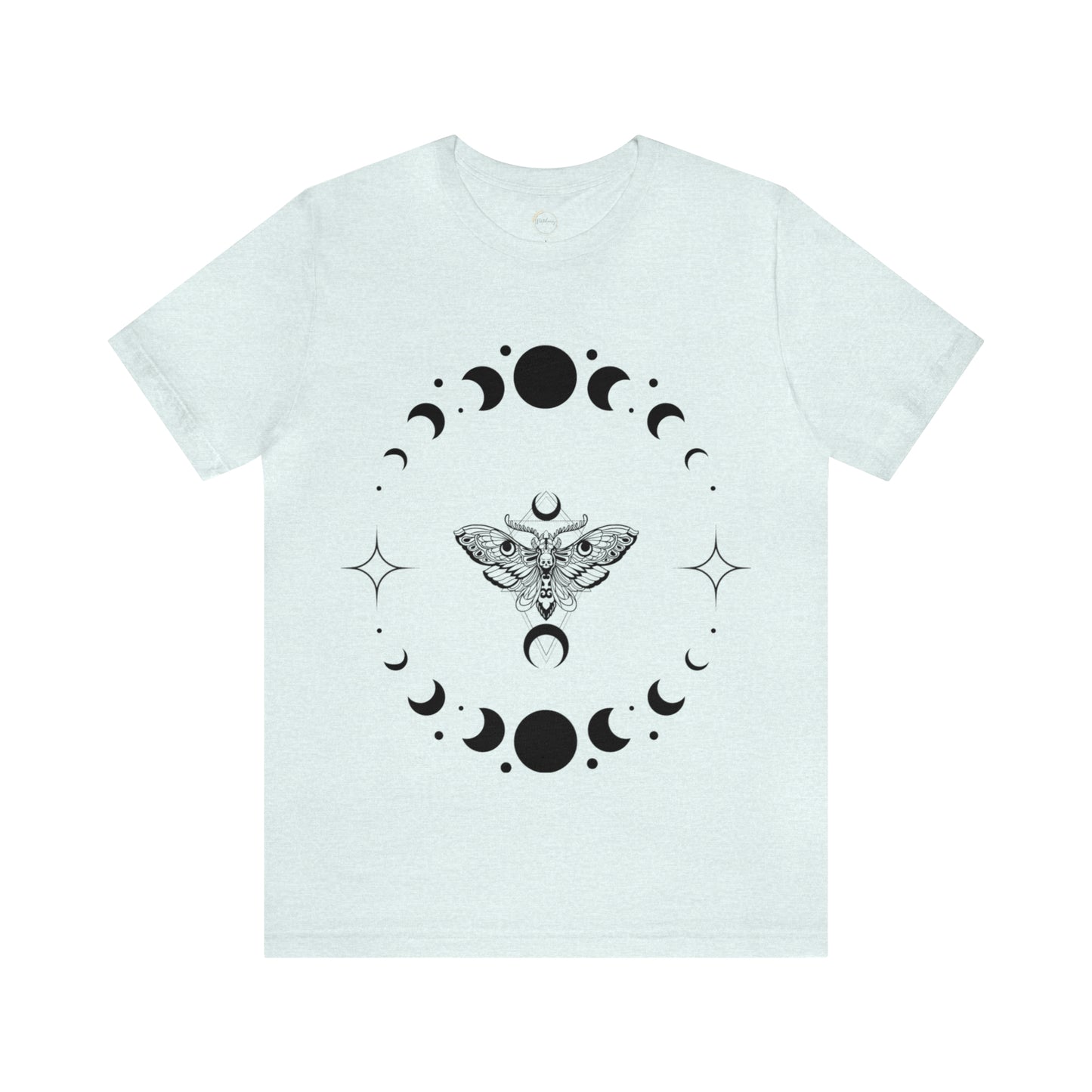 Moth Soar at Moon Unisex Jersey Short Sleeve Tee