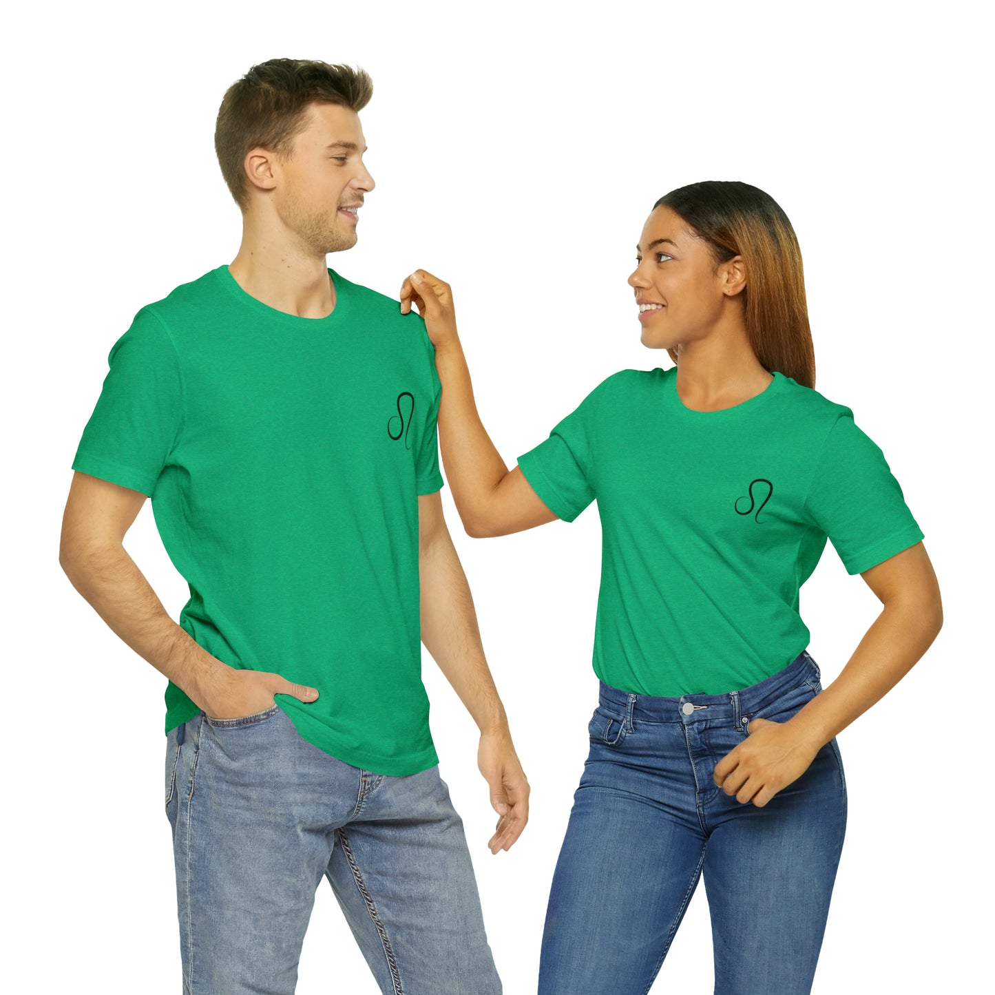 Leo Simple Unisex Jersey Short Sleeve Tee