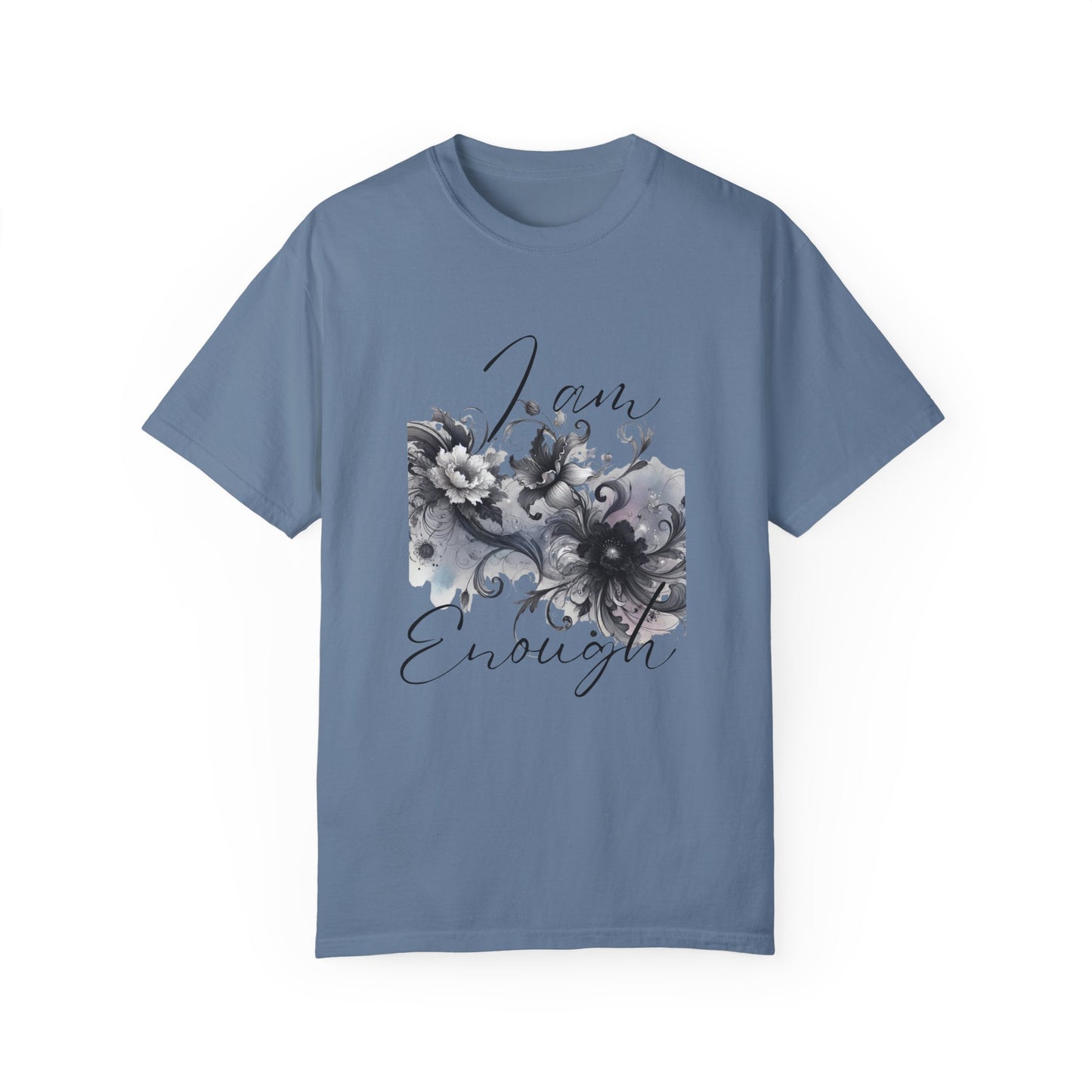 I Am Personalized Shirt Customizable 'I Am Enough' Tee Inspirational Design Affirmation T-Shirt