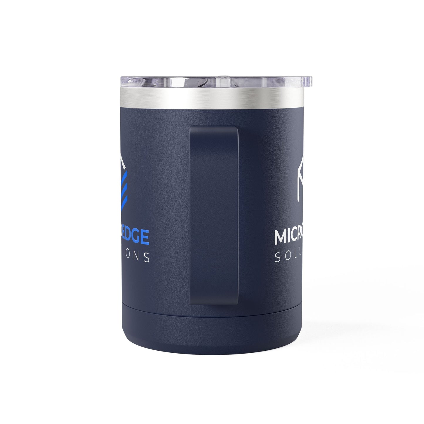 MicroEdge Solutions 15oz Insulated Coffee Tumbler - Logo Stainless Steel Travel Mug