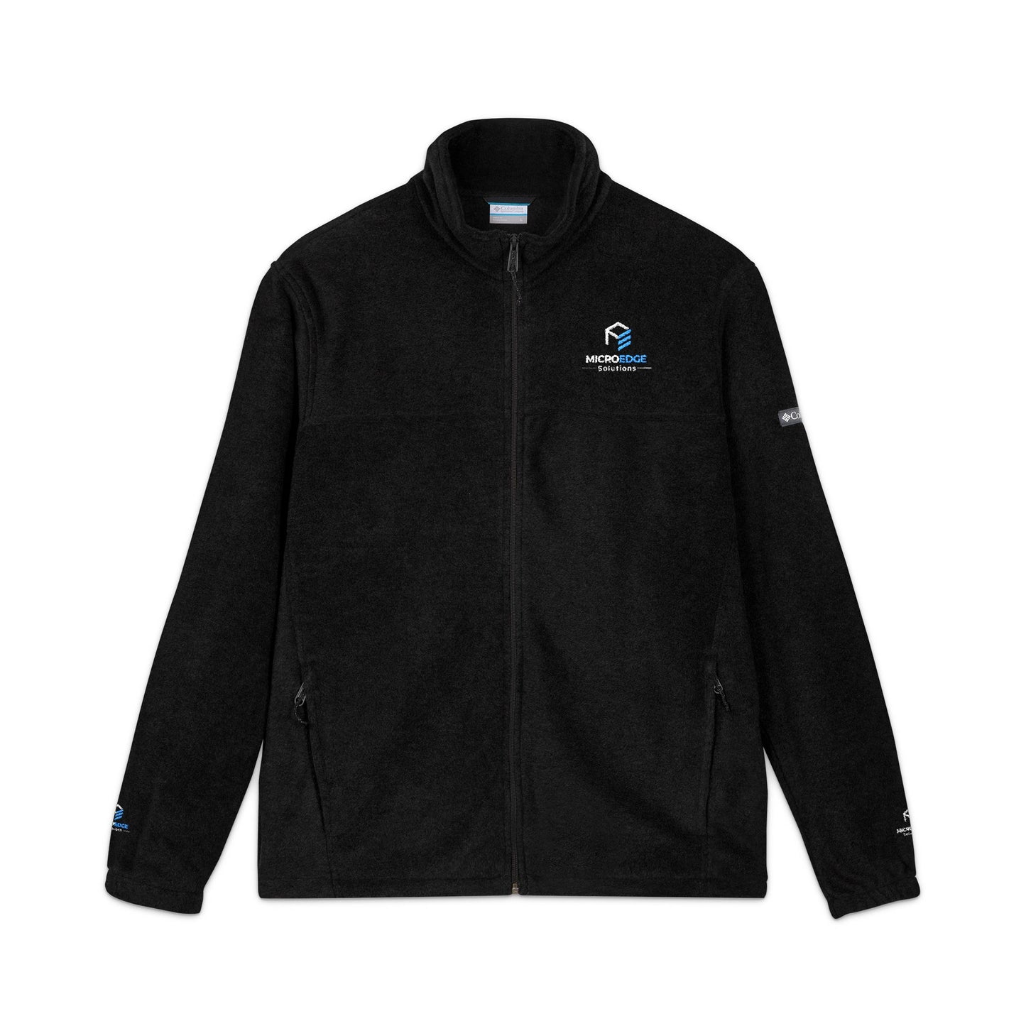 MicroEdge Embroidered Columbia Fleece Jacket Zip-Up