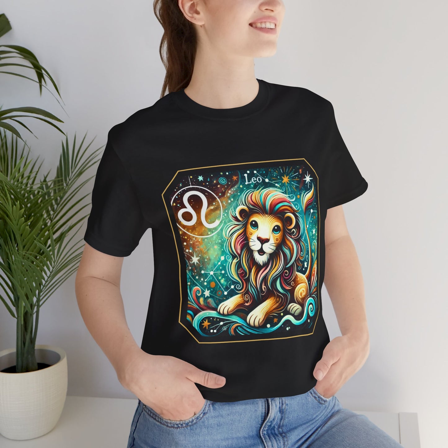 Leo Framed Zodiac Name T-Shirt