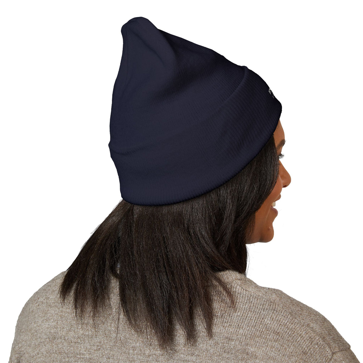 Embroidered Classic Cuff Beanie – MicroEdge Logo Knit Cap