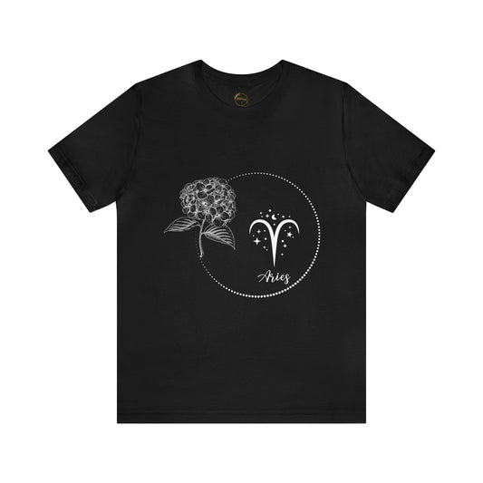 Aries Zodiac Wreath T-Shirt