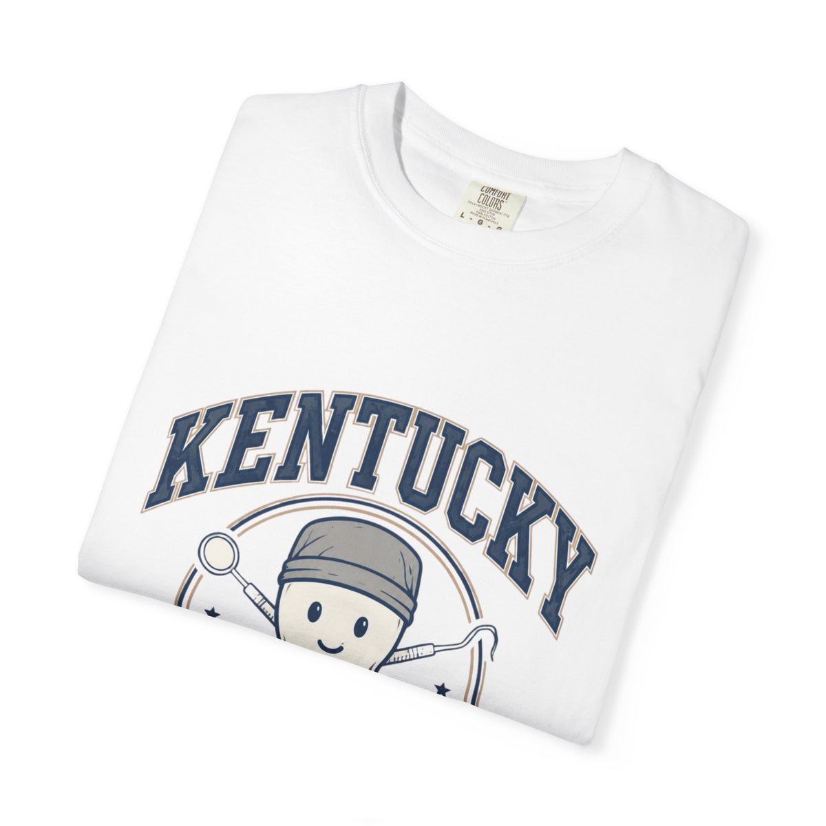KCOMS Kentucky Tooth Department T-Shirt — Dental Clinic Funny Tooth Mascot Tee