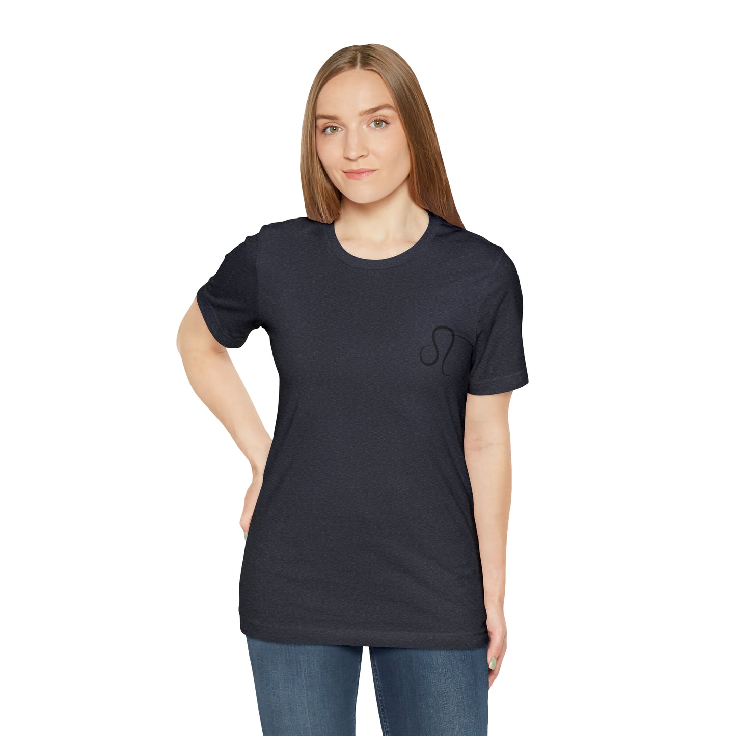 Leo Simple Unisex Jersey Short Sleeve Tee