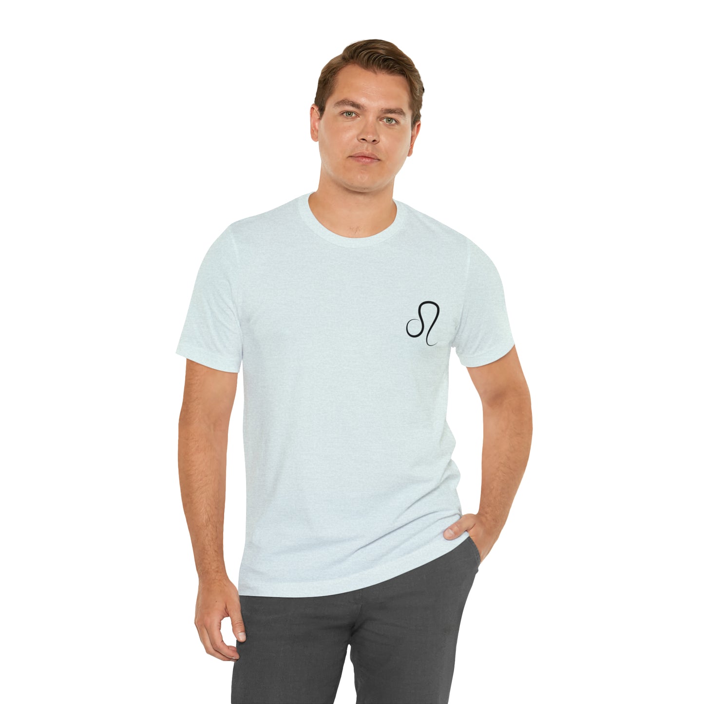 Leo Simple Unisex Jersey Short Sleeve Tee