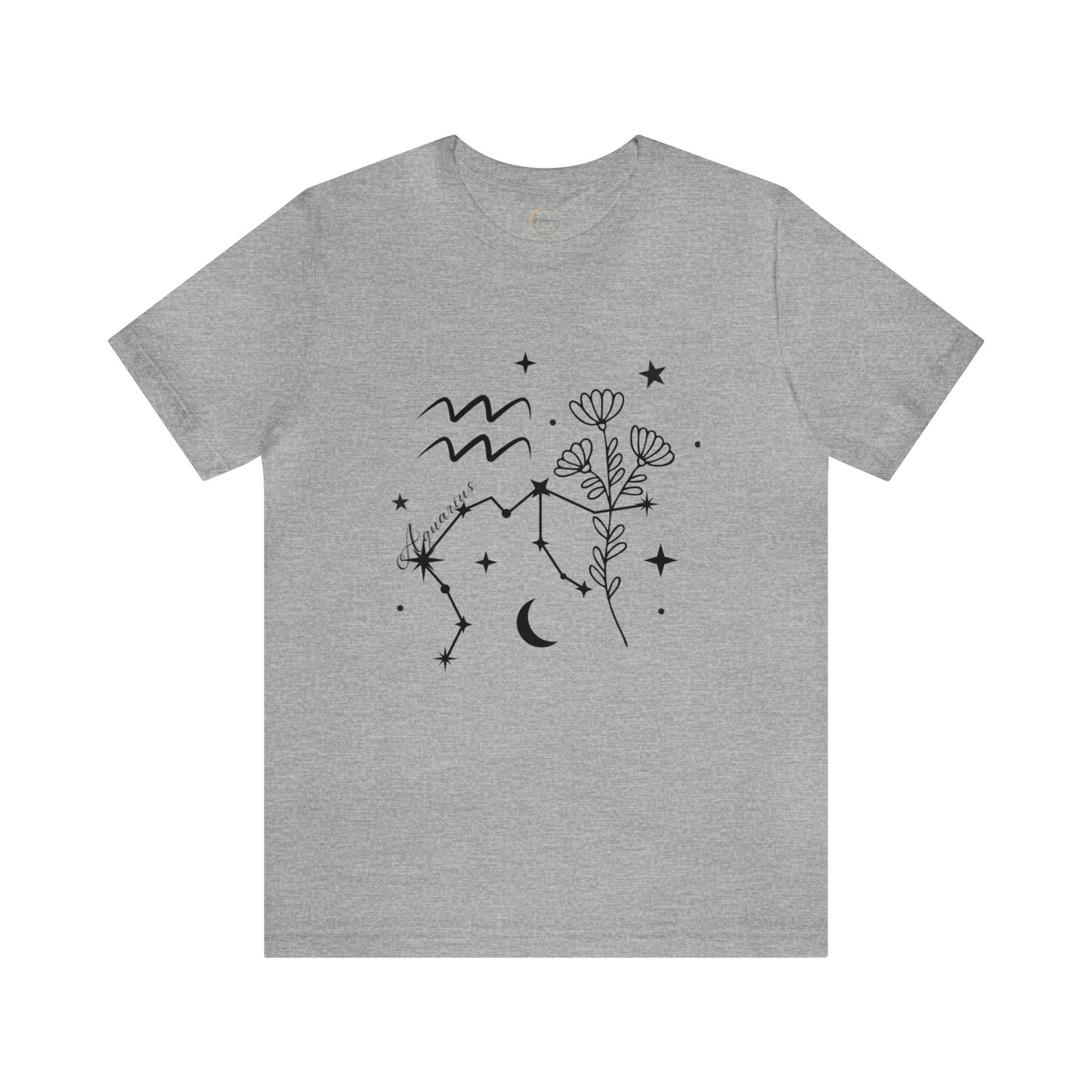 Aquarius Zodiac Mix Unisex Jersey Short Sleeve Tee