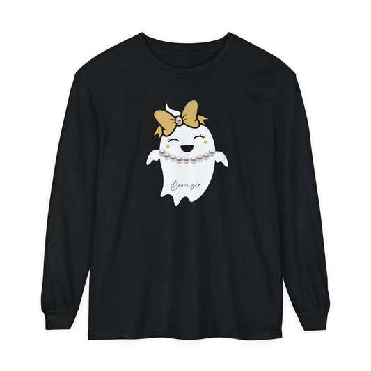 Boo-ugie Ghost Unisex Long Sleeve T-Shirt