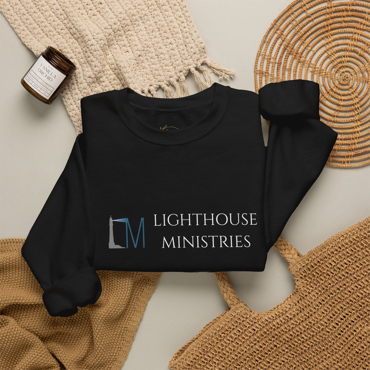 Lighthouse Ministries Crewneck Sweatshirt (light logo)