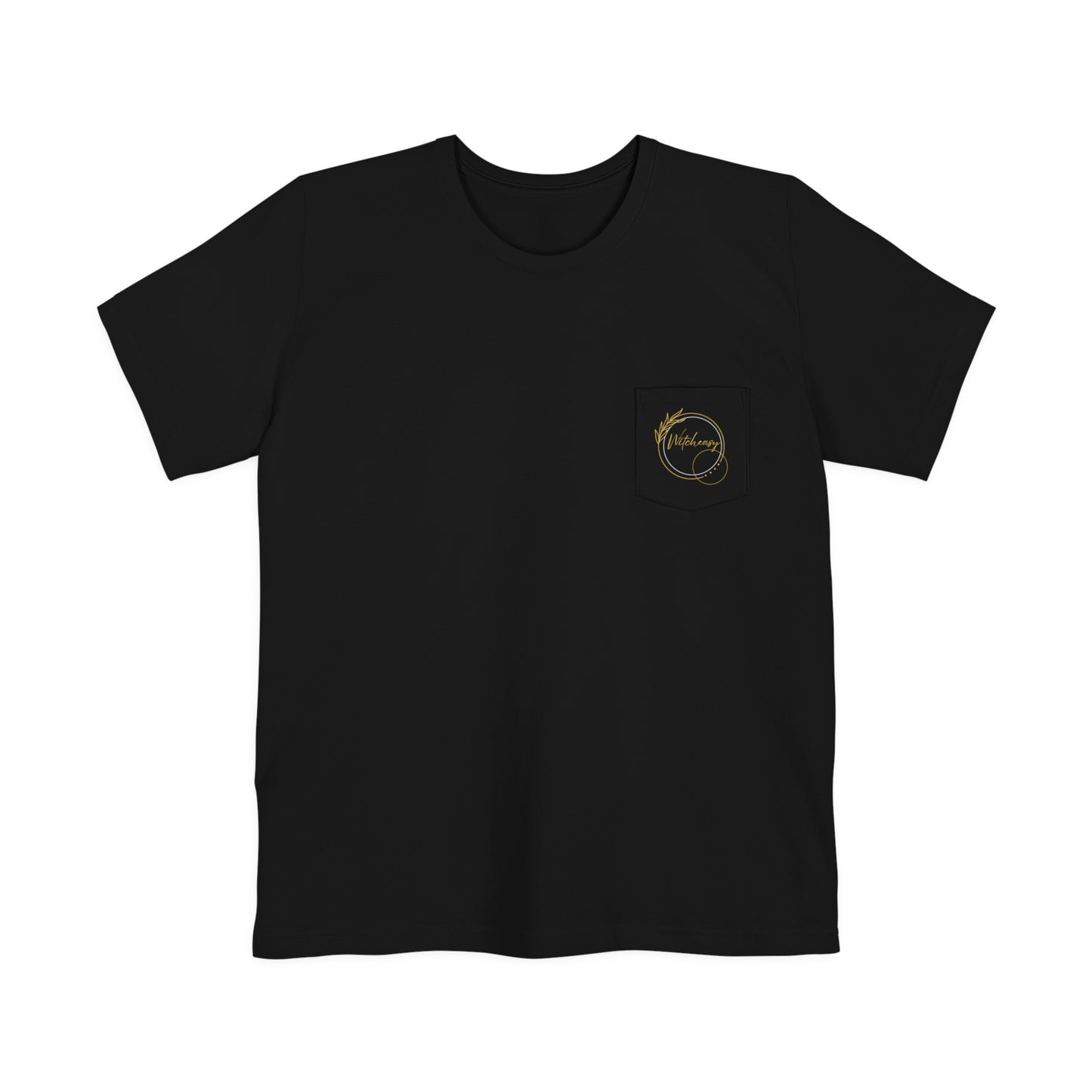 Witcheasy Logo Black Unisex Pocket Tee