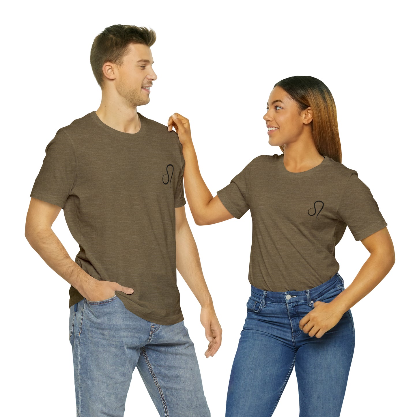 Leo Simple Unisex Jersey Short Sleeve Tee