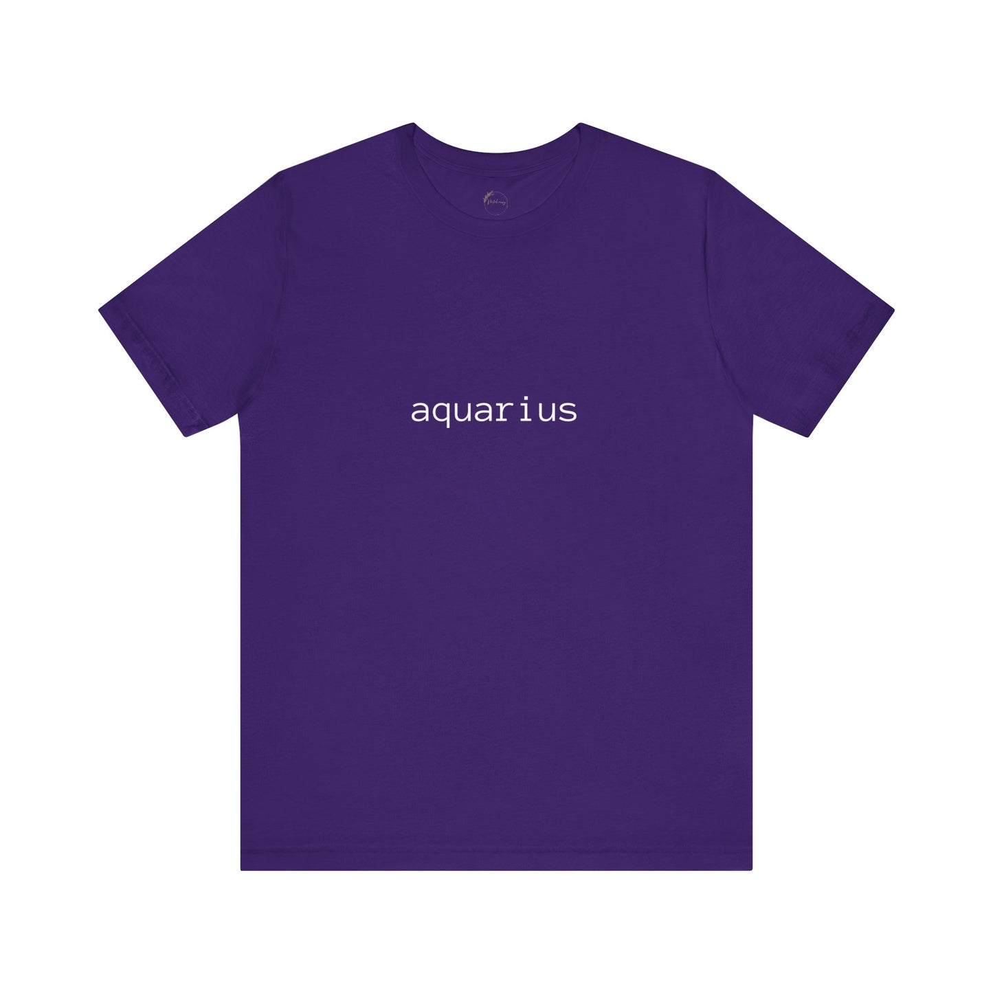 Aquarius Typewriter Zodiac Name T-Shirt